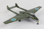 HERPA ROYAL SWEDISH AIR FORCE DH VAMPIRE J28B 1/72 (**) The Airplane Shop.