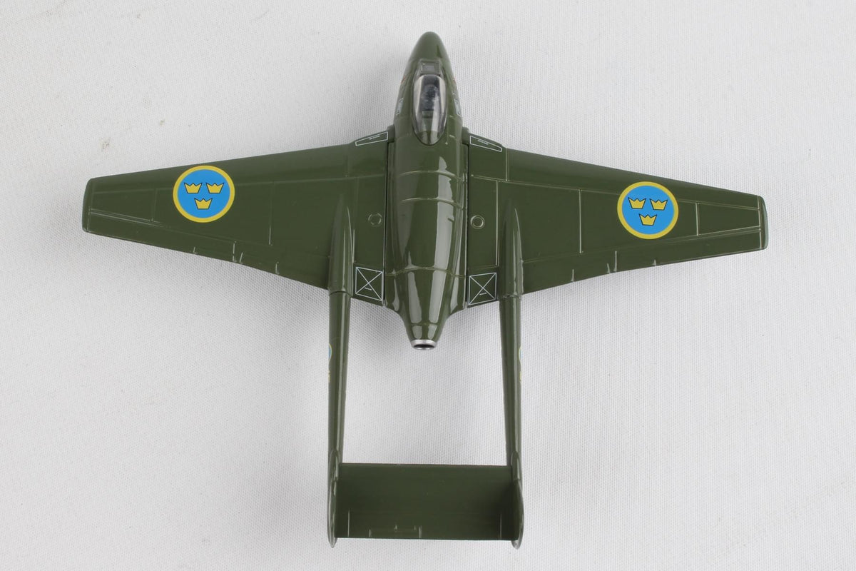 HERPA ROYAL SWEDISH AIR FORCE DH VAMPIRE J28B 1/72 (**) The Airplane Shop.