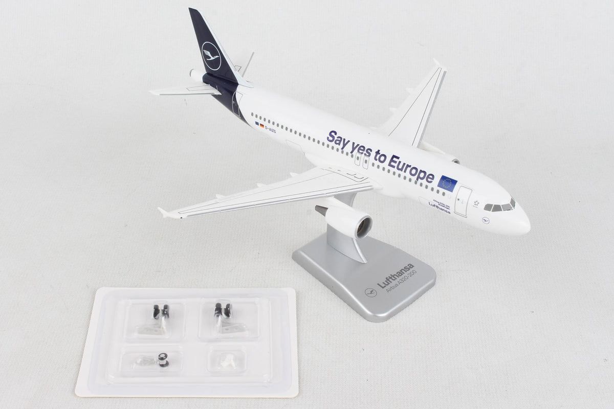 HOGAN LUFTHANSA A320 1/200 W/GEAR SAY YES TO EUROPE D-AIZG The Airplane Shop.