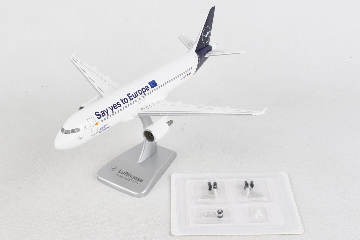 HOGAN LUFTHANSA A320 1/200 W/GEAR SAY YES TO EUROPE D-AIZG The Airplane Shop.