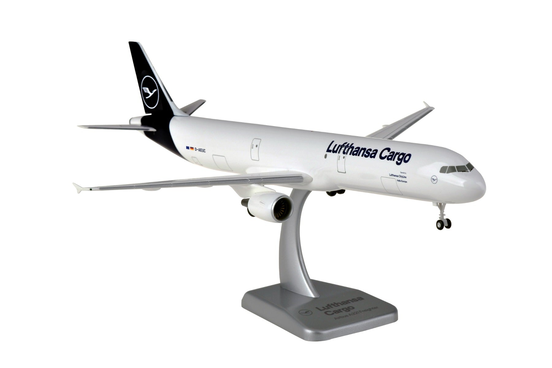 HOGAN LUFTHANSA CARGO A321F 1/200 W/GEAR REG#D-AEUC