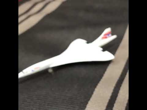 BRITISH AIRWAYS CONCORDE SINGLE PLANE