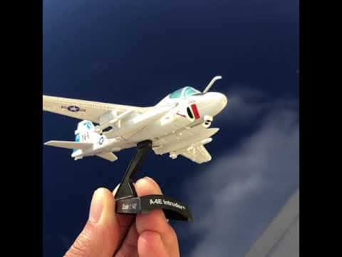 POSTAGE STAMP A-6 INTRUDER VA-52 KNIGHTRIDERS 1/140 (**) The Airplane Shop.
