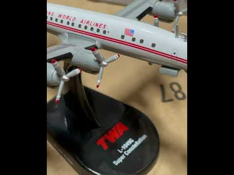 POSTAGE STAMP TWA L1049 1/300 The Airplane Shop.