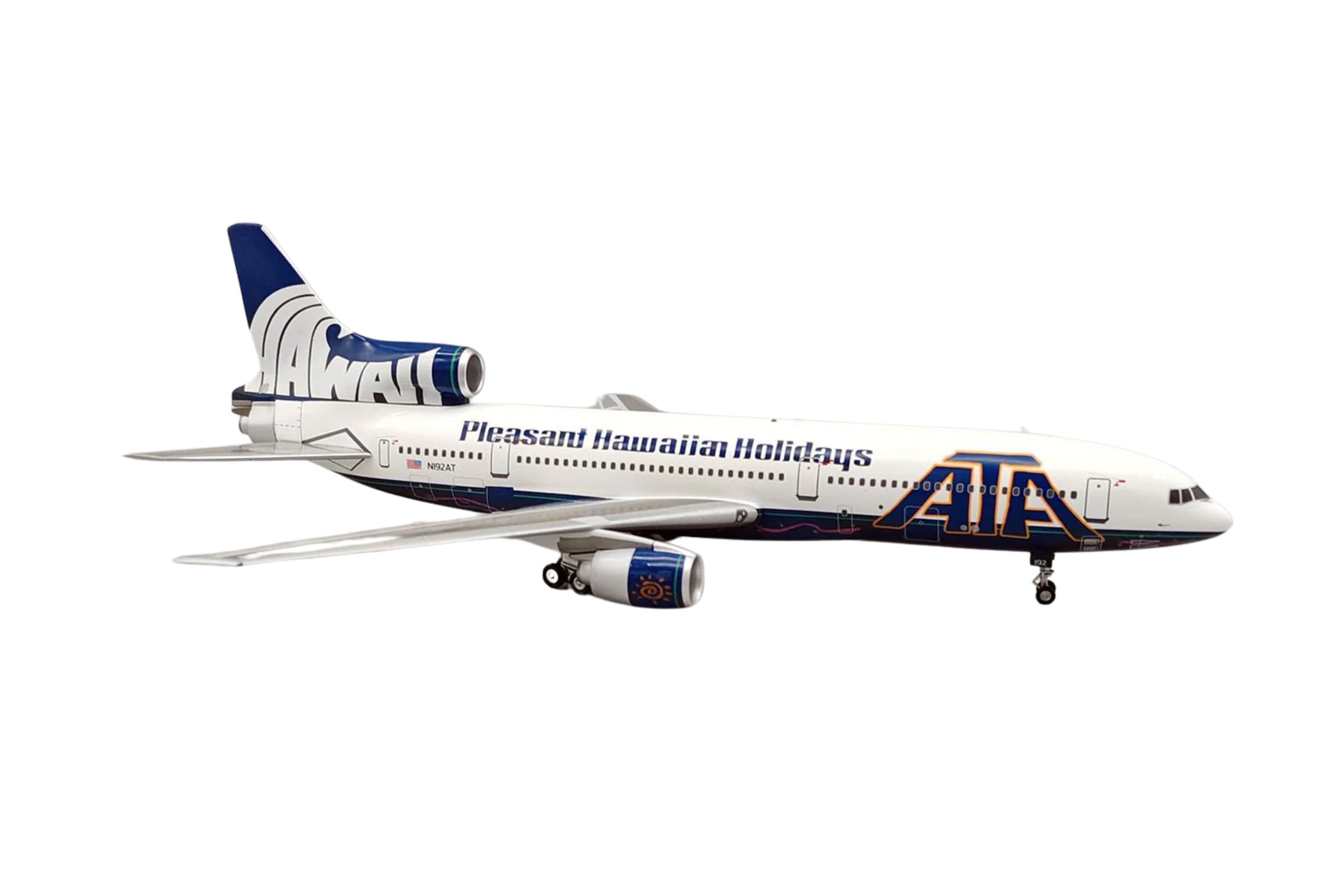 INFLIGHT200 ATA L1011 1/200 REG#N192AT W/STAND