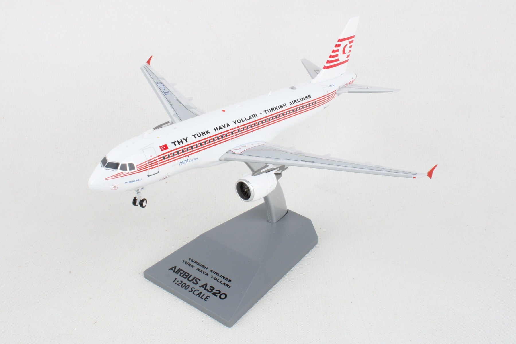INFLIGHT200 TURKISH A320-214 1/200 REG#TC-JLC W/STAND RETRO