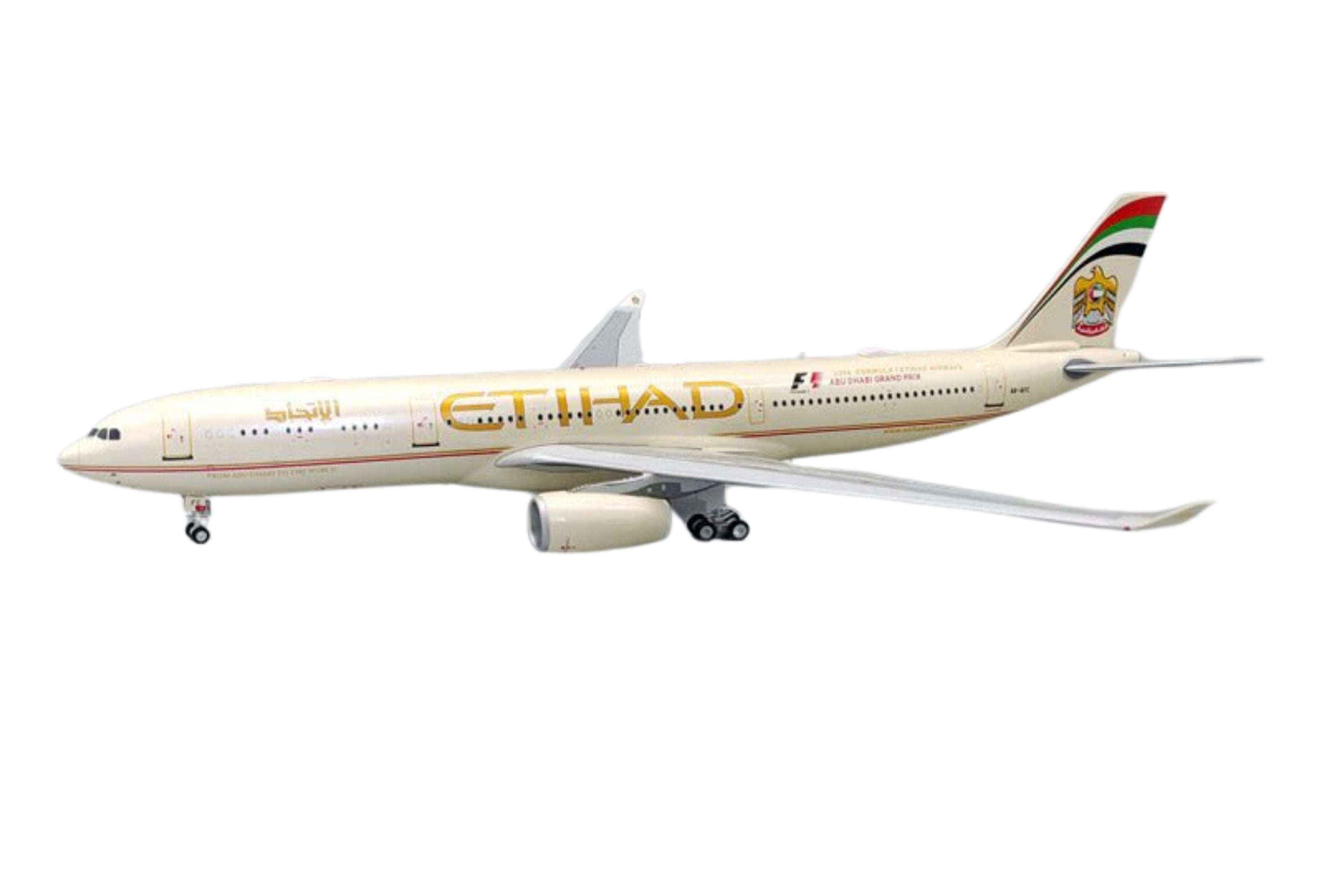 INFLIGHT200 ETIHAD A330-343 1/200 REG#A6-AFC F1 W/STAND