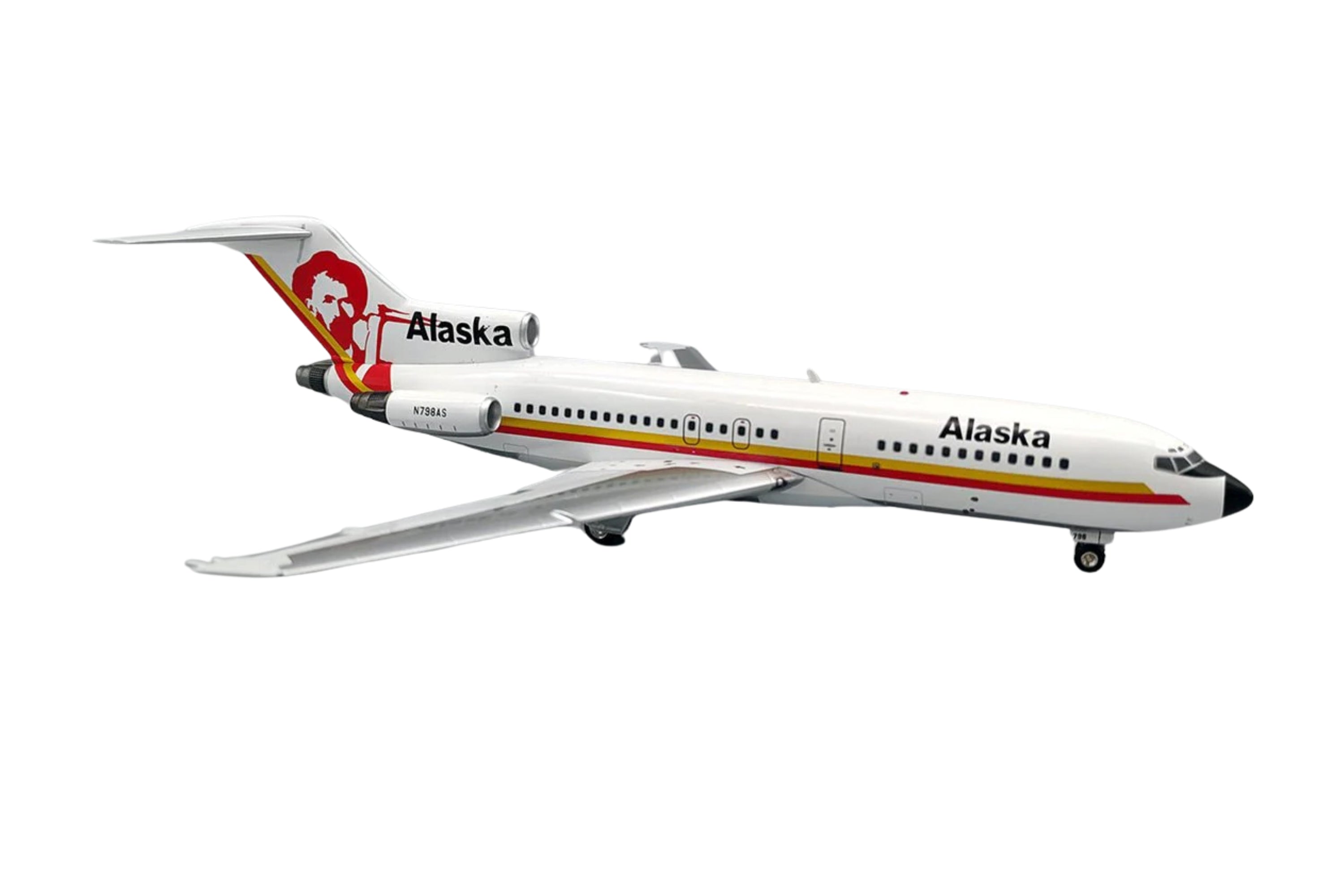 INFLIGHT200 ALASKA 727-90C 1/200 REG#N798AS W/STAND