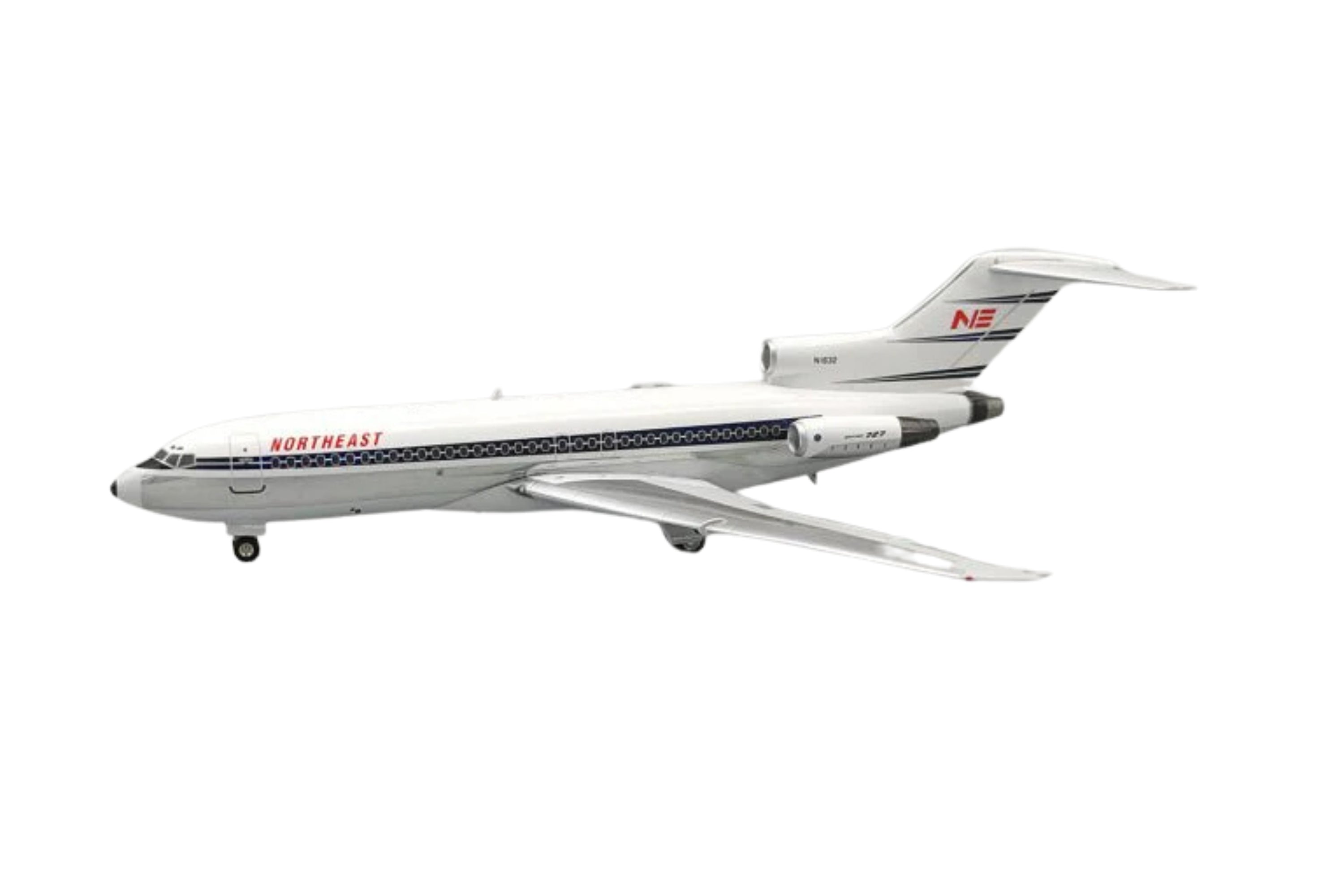 INFLIGHT200 NORTHEAST 727-100 1/200 REG#N1632 W/STAND