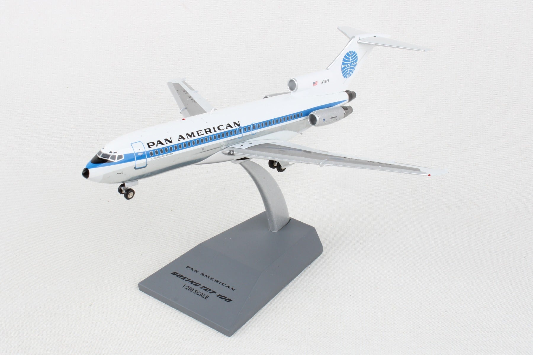 INFLIGHT200 PAN AM 727-21 1/200 REG#N316PA W/STAND