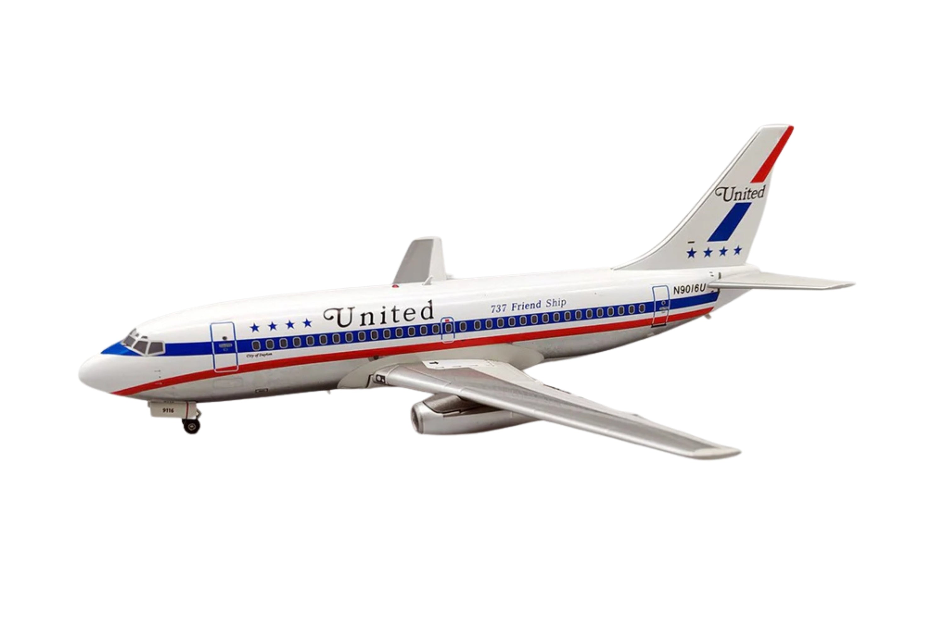 INFLIGHT200 UNITED 737-222 1/200 REg#N9016U W/STAND