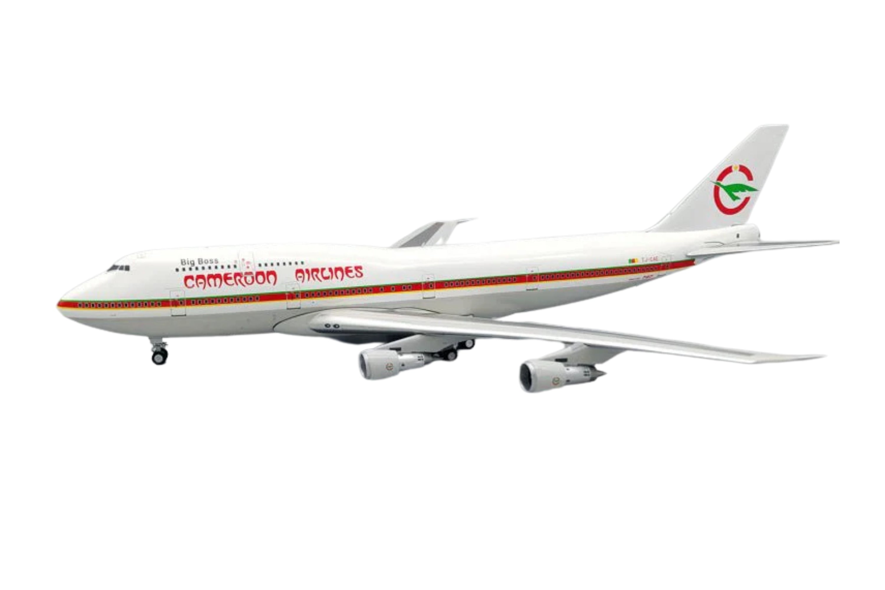 INFLIGHT200 CAMEROON 747-312 1/200 REG#TJ-CAE W/STAND