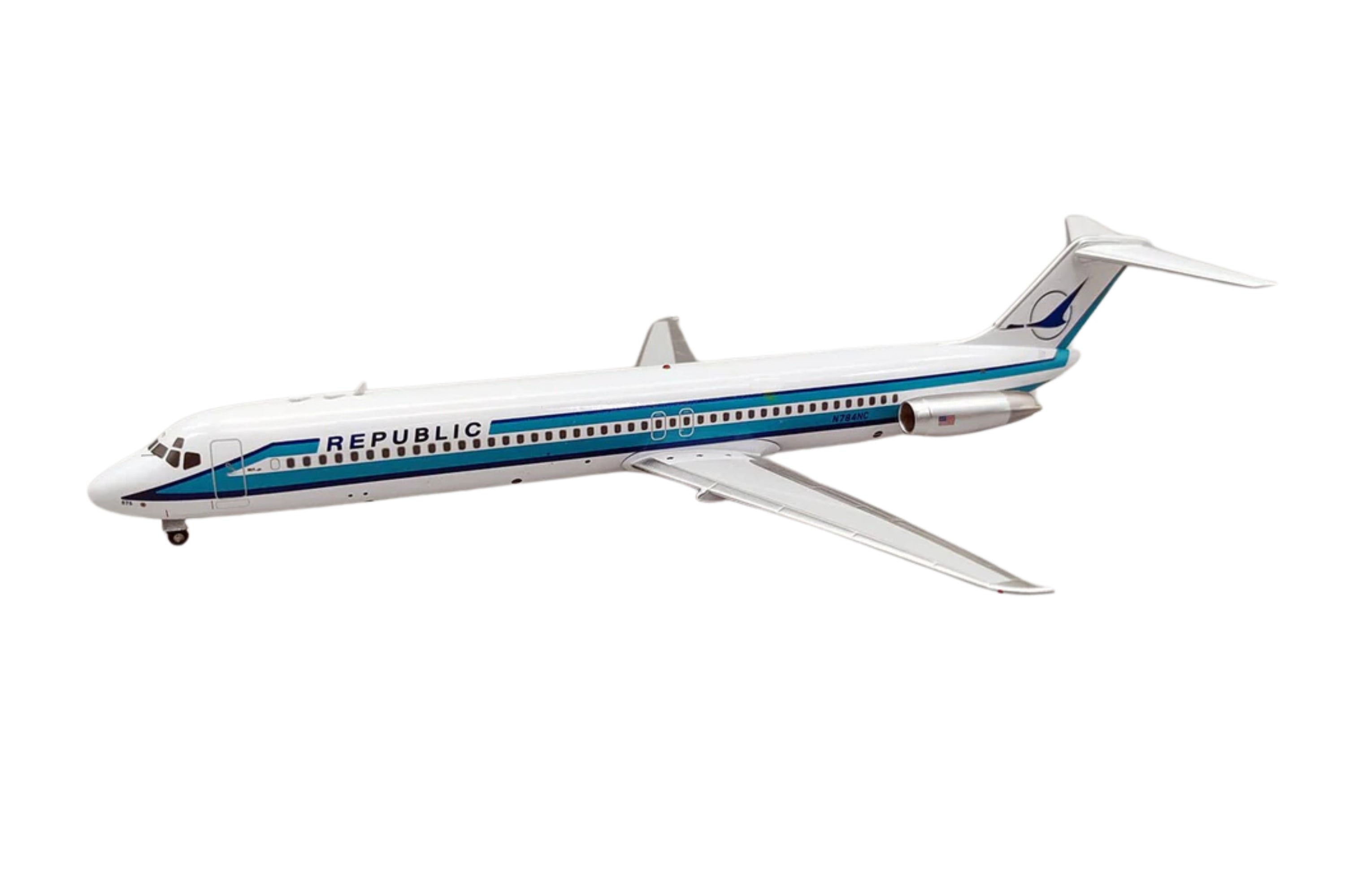 INFLIGHT200 REPUBLIC DC-9-50 1/200 REG#N784NC W/STAND