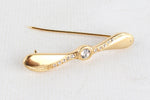 GOLD PROPELLER PIN LARGE The Airplane Shop.