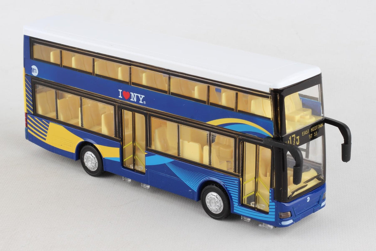 MTA DOUBLE DECKER BUS W/ LIGHT & SOUND (**) The Airplane Shop.