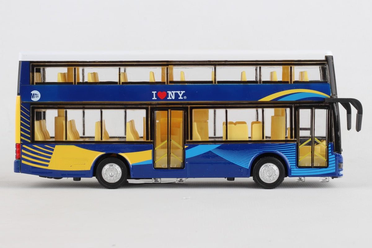 MTA DOUBLE DECKER BUS W/ LIGHT & SOUND (**) The Airplane Shop.