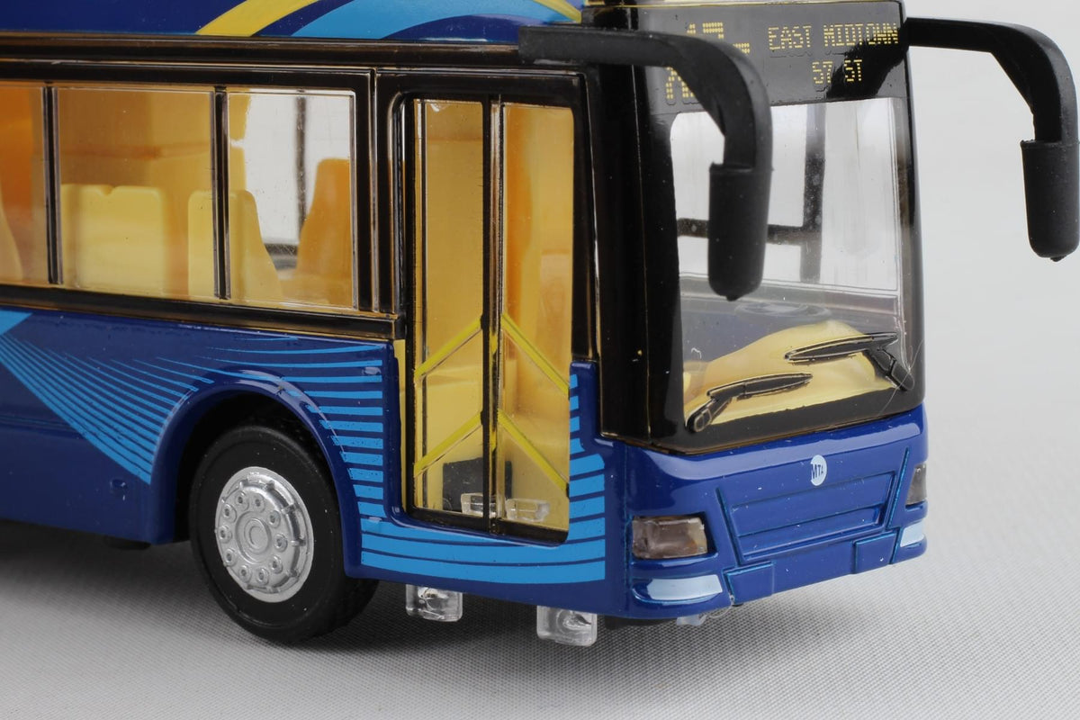 MTA DOUBLE DECKER BUS W/ LIGHT & SOUND (**) The Airplane Shop.