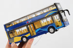 MTA DOUBLE DECKER BUS W/ LIGHT & SOUND (**) The Airplane Shop.