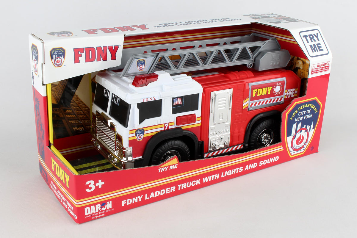 FDNY FIRE LADDER TRUCK W/LIGHTS & SOUND The Airplane Shop.