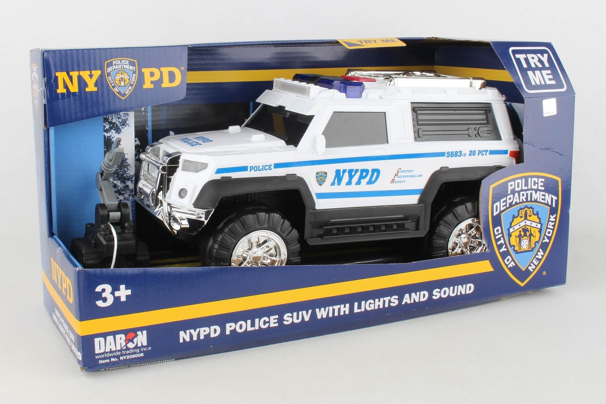 NYPD SUV W/LIGHTS & SOUND The Airplane Shop.