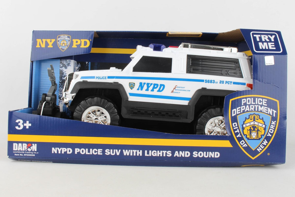 NYPD SUV W/LIGHTS & SOUND The Airplane Shop.