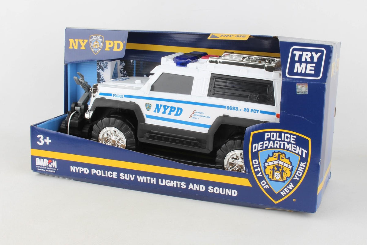NYPD SUV W/LIGHTS & SOUND The Airplane Shop.
