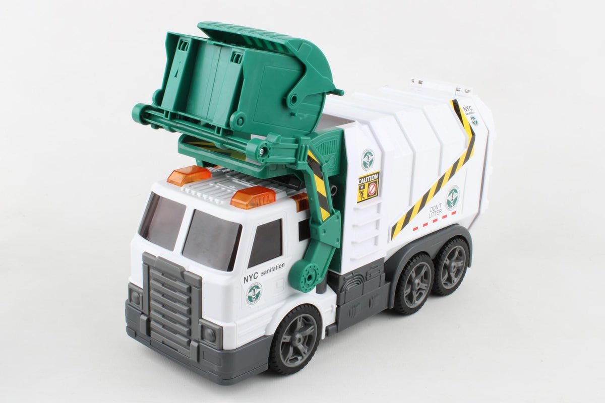 NYC SANITATION FRONT END DUMPSTER GARBAGE TRUCK (**) The Airplane Shop.