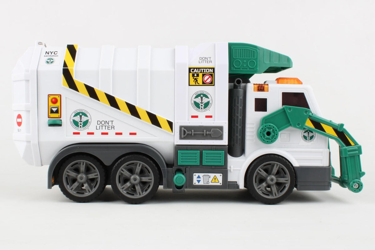 NYC SANITATION FRONT END DUMPSTER GARBAGE TRUCK (**) The Airplane Shop.