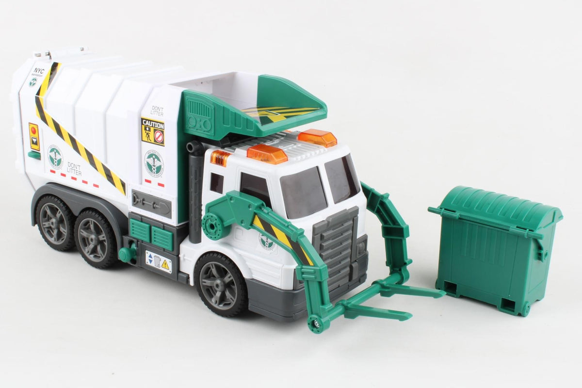 NYC SANITATION FRONT END DUMPSTER GARBAGE TRUCK (**) The Airplane Shop.