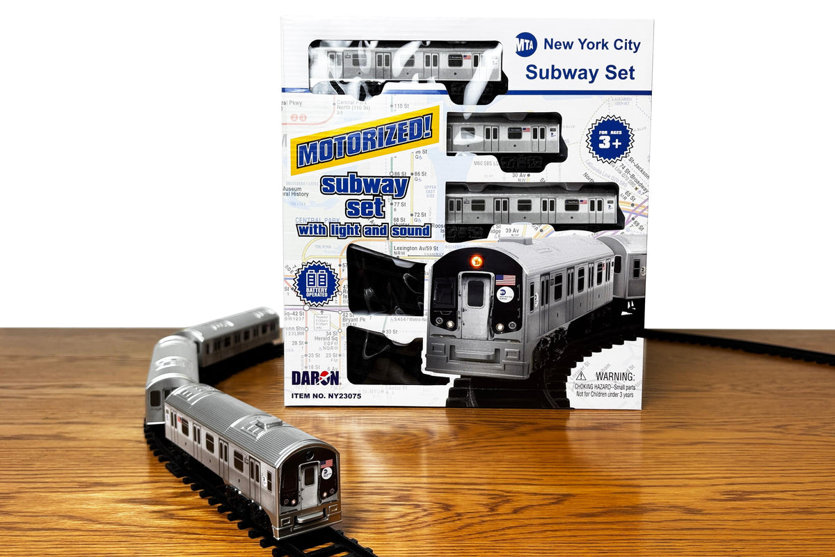 MTA 3 PIECE TRAIN SET W/TRACK The Airplane Shop.