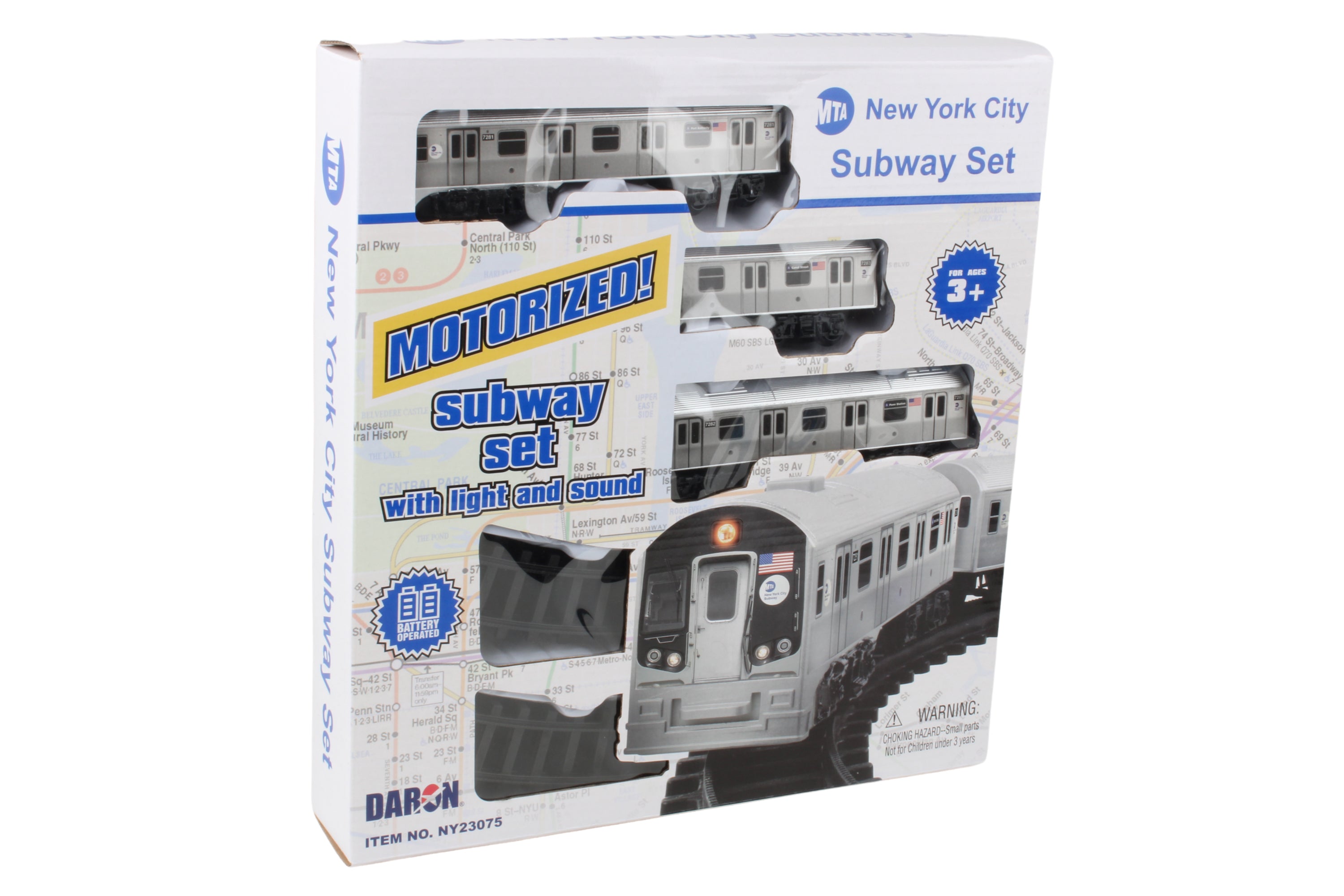 MTA 3 PIECE TRAIN SET W/TRACK
