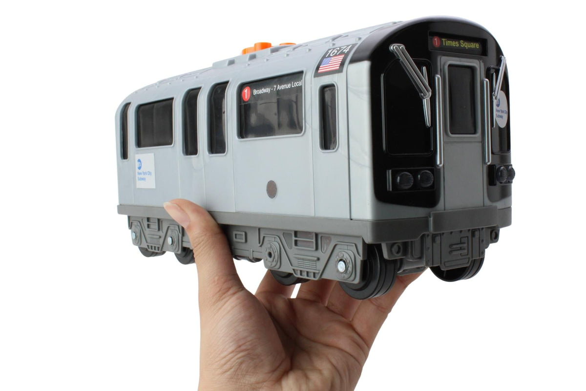MTA MOTORIZED SUBWAY CAR W/LIGHTS & SOUND The Airplane Shop.