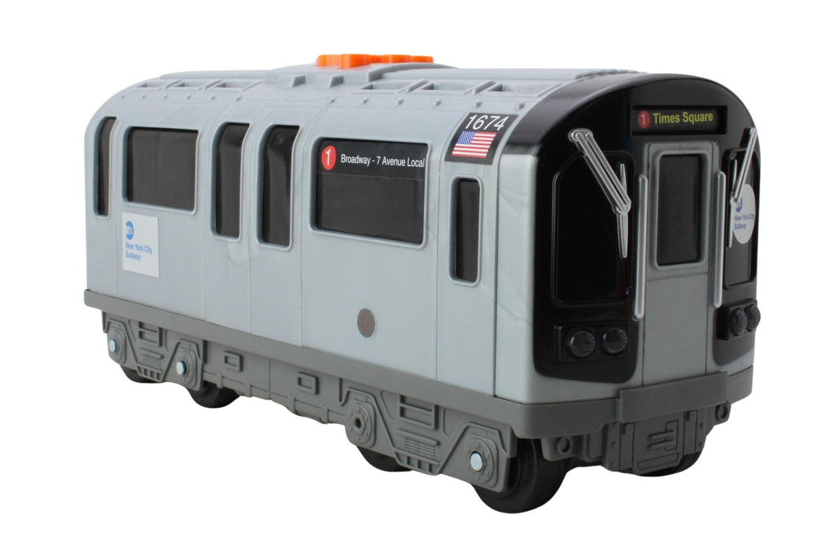 MTA MOTORIZED SUBWAY CAR W/LIGHTS & SOUND The Airplane Shop.