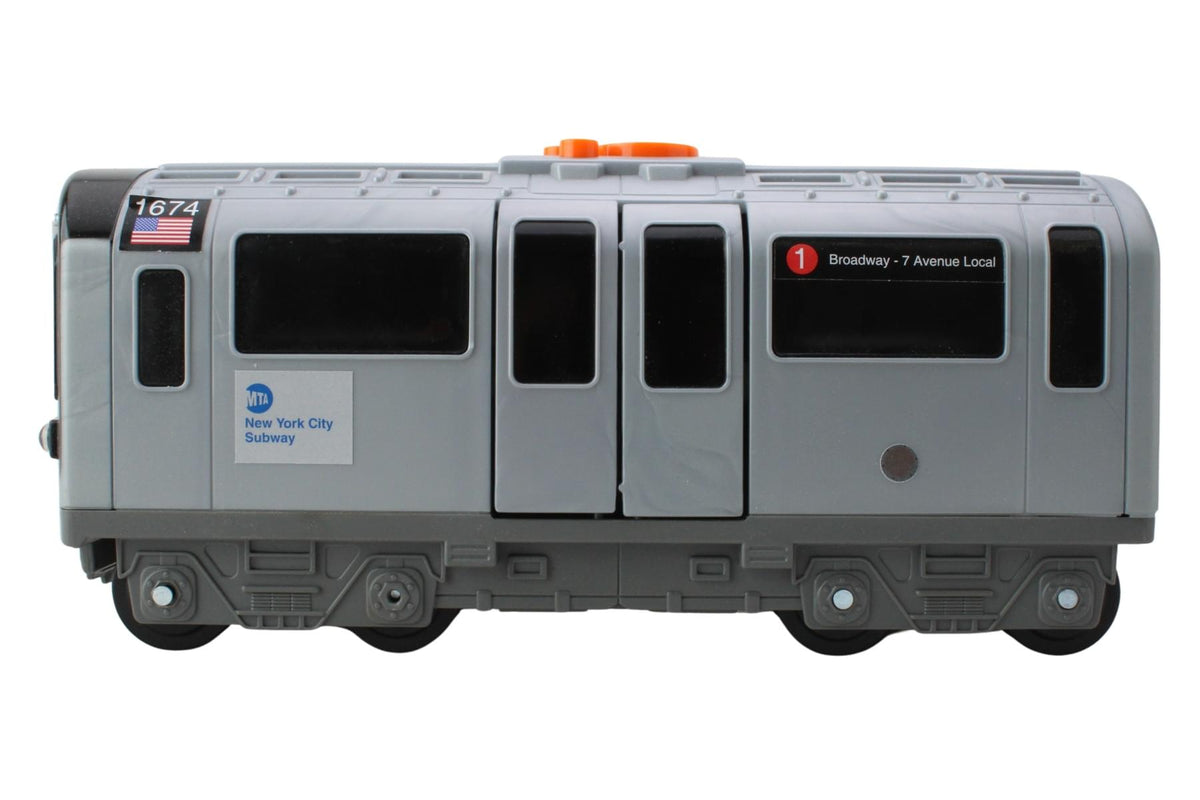 MTA MOTORIZED SUBWAY CAR W/LIGHTS & SOUND The Airplane Shop.