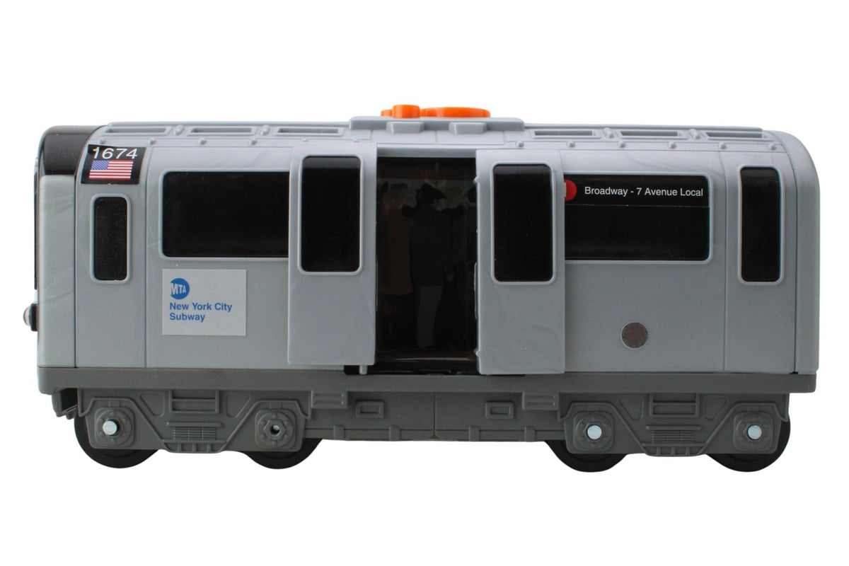 MTA MOTORIZED SUBWAY CAR W/LIGHTS & SOUND The Airplane Shop.