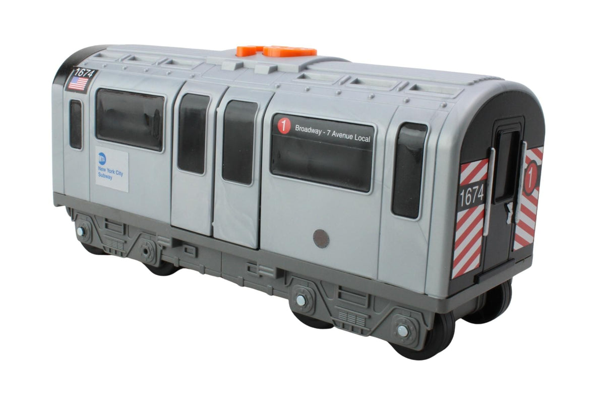 MTA MOTORIZED SUBWAY CAR W/LIGHTS & SOUND The Airplane Shop.
