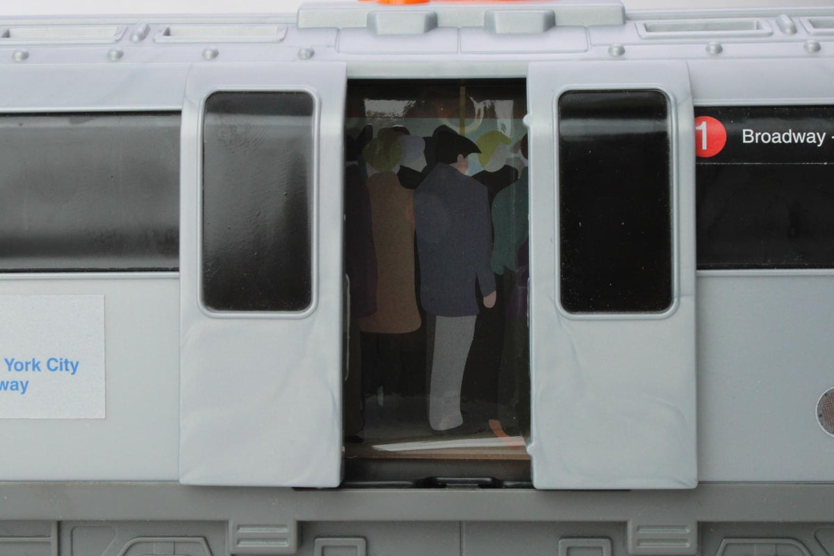 MTA MOTORIZED SUBWAY CAR W/LIGHTS & SOUND The Airplane Shop.