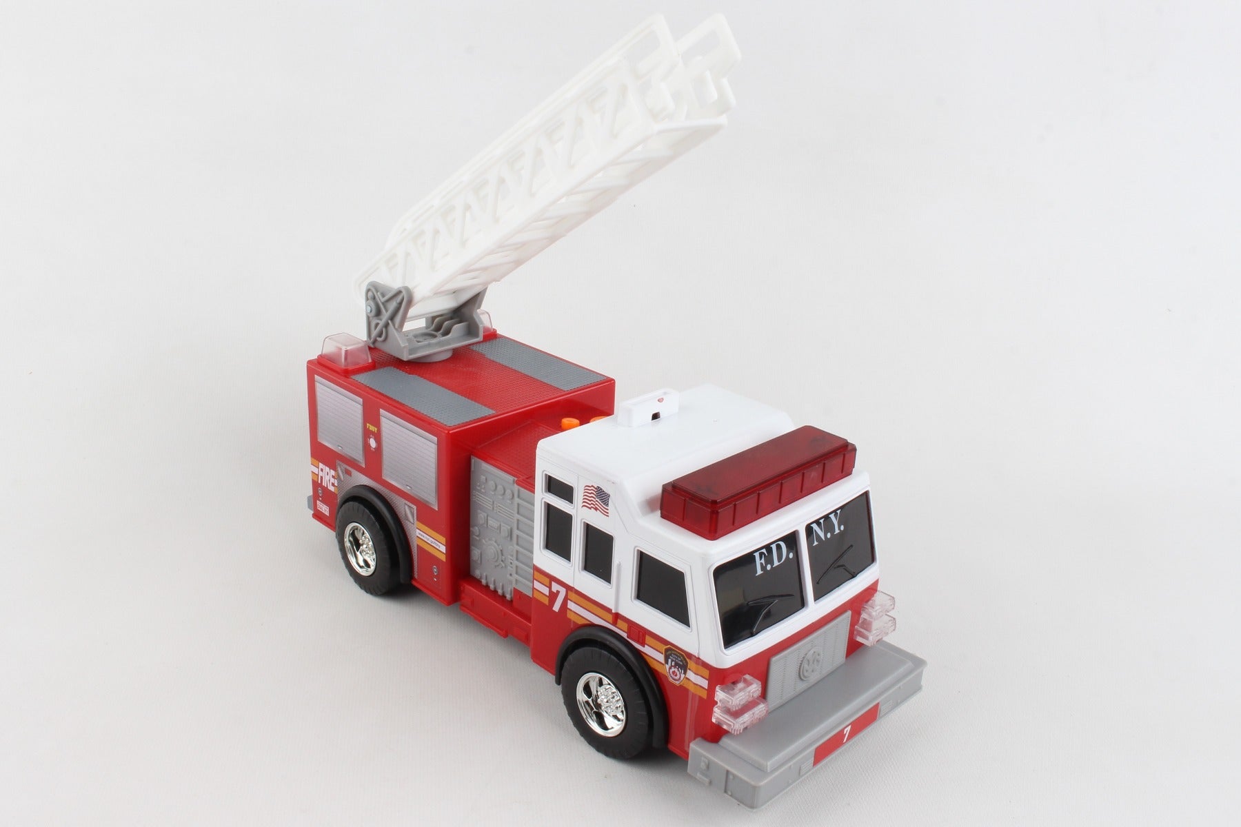 FDNY MOTORIZED LADDER TRUCK WITH LIGHTS & SOUND (**)