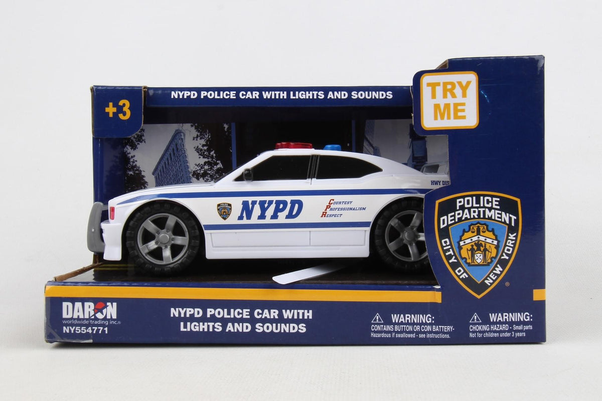 NYPD POLICE CAR W/LIGHTS & SOUND The Airplane Shop.