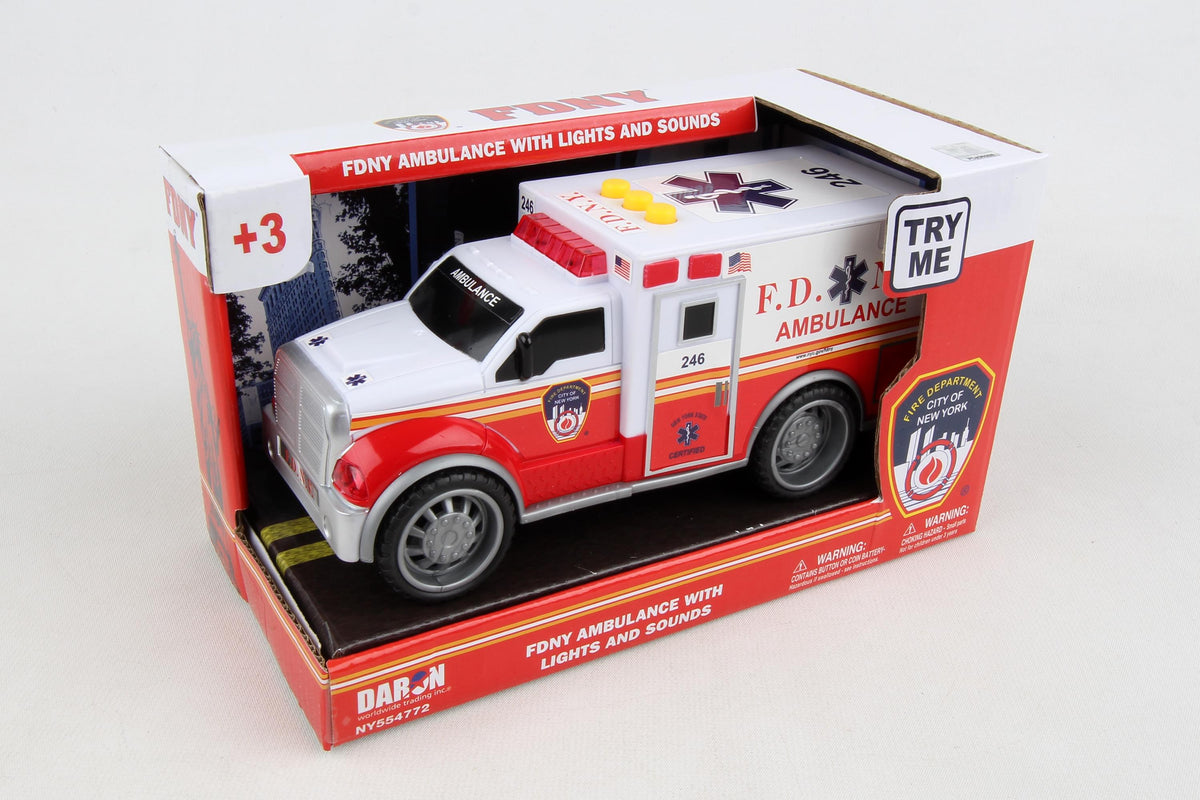FDNY AMBULANCE W/LIGHTS & SOUND The Airplane Shop.