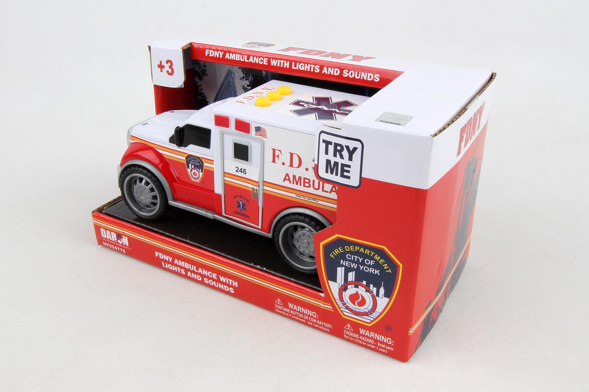 FDNY AMBULANCE W/LIGHTS & SOUND The Airplane Shop.