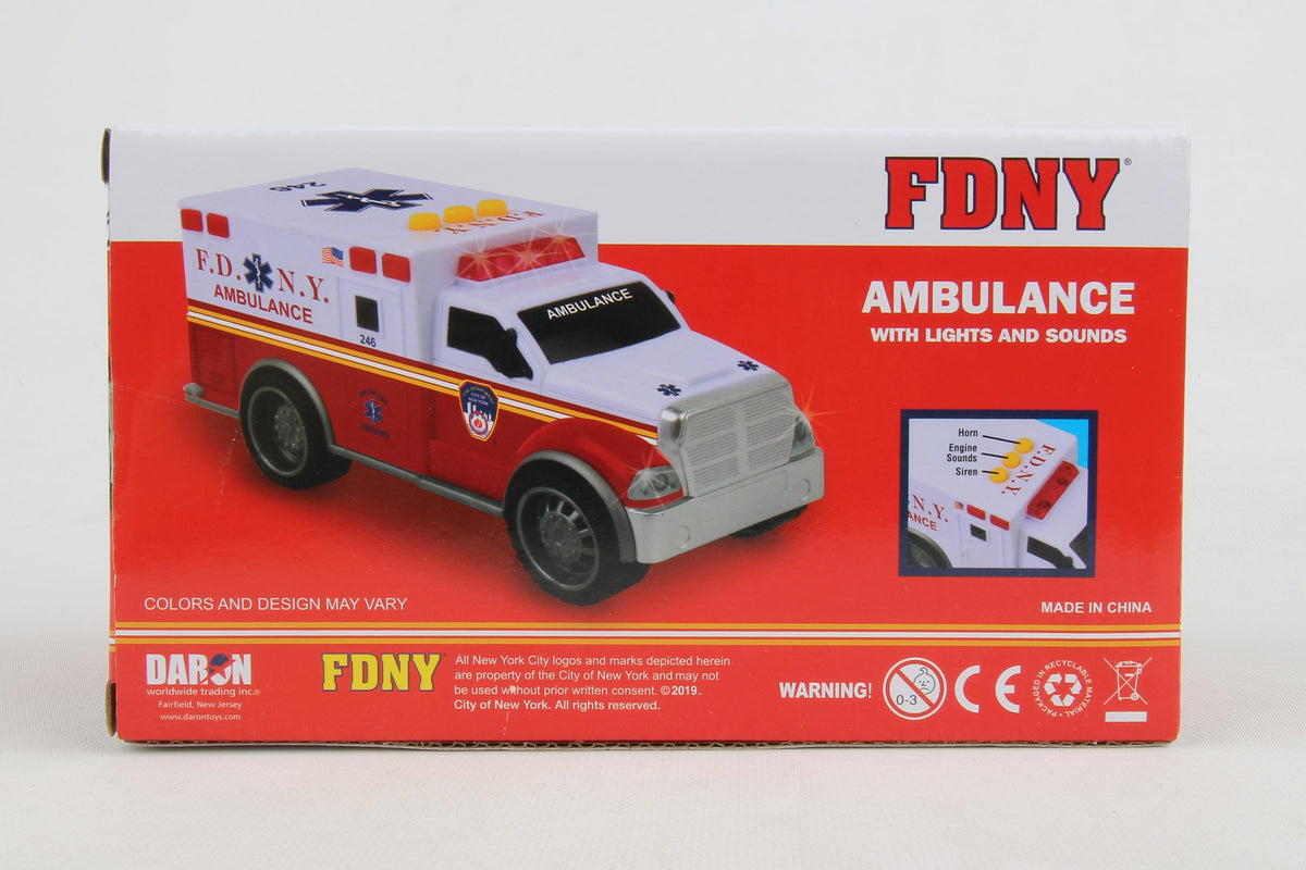 FDNY AMBULANCE W/LIGHTS & SOUND The Airplane Shop.