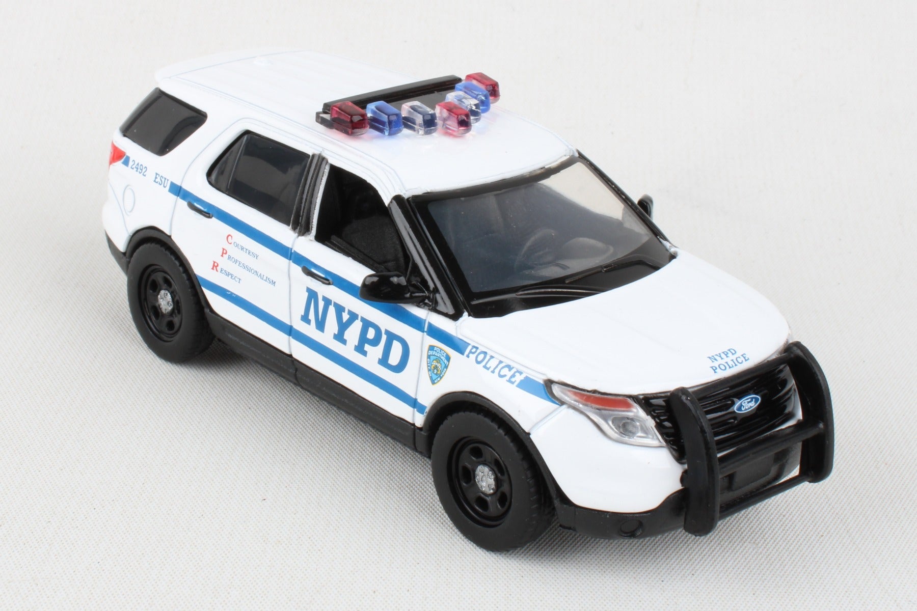 NYPD DIE-CAST FORD POLICE INTERCEPTOR 1/43