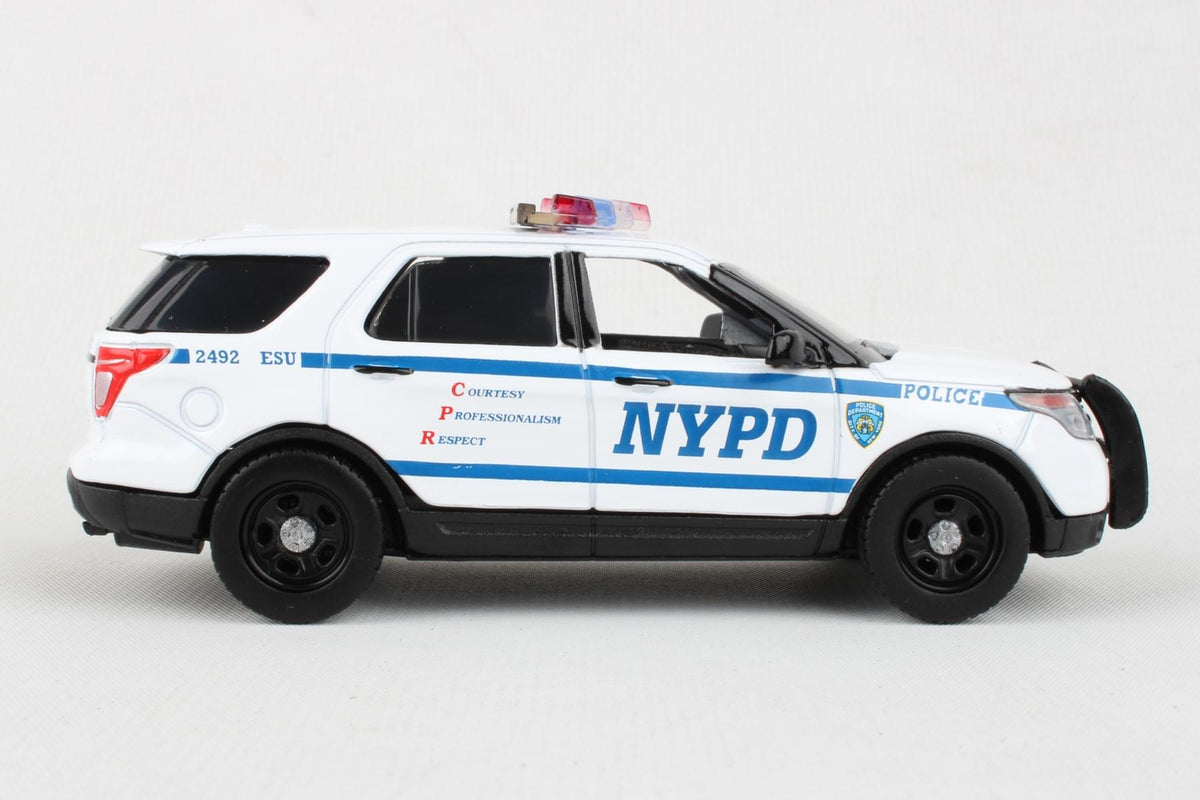 NYPD DIE-CAST FORD POLICE INTERCEPTOR 1/43 The Airplane Shop.