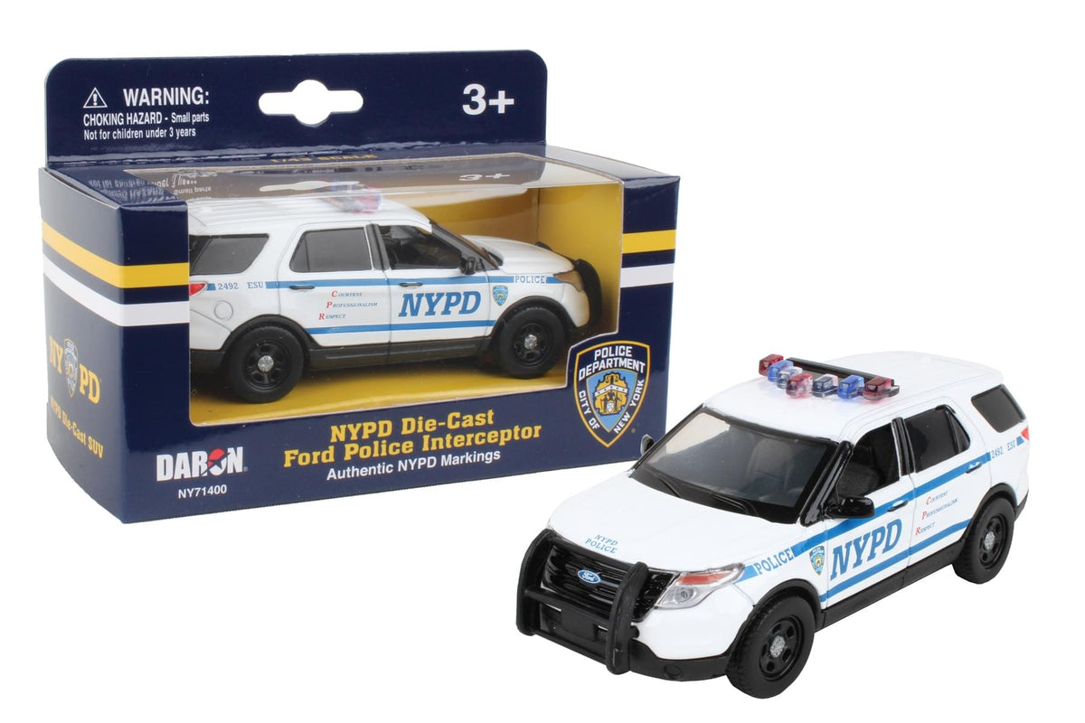 NYPD DIE-CAST FORD POLICE INTERCEPTOR 1/43 The Airplane Shop.