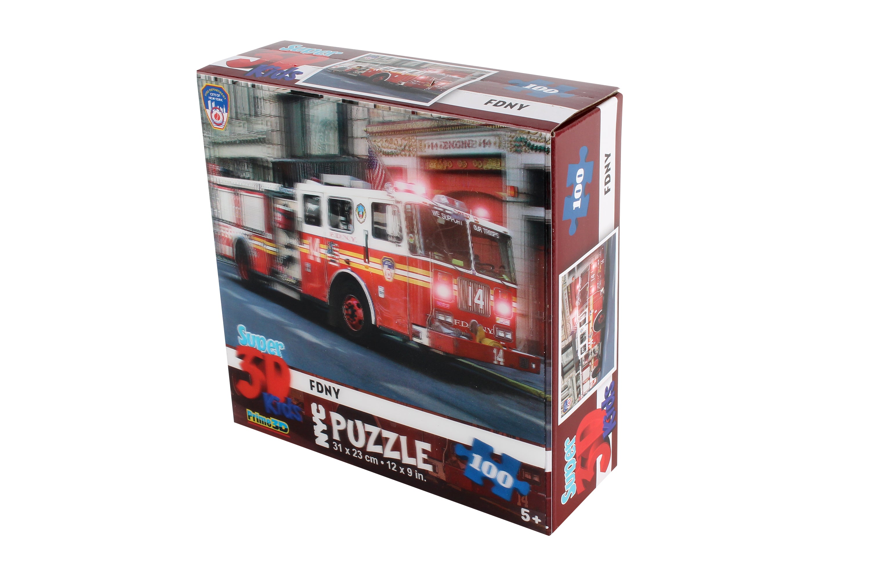NYC - FDNY FIRE TRUCK - 100 PIECES (**)