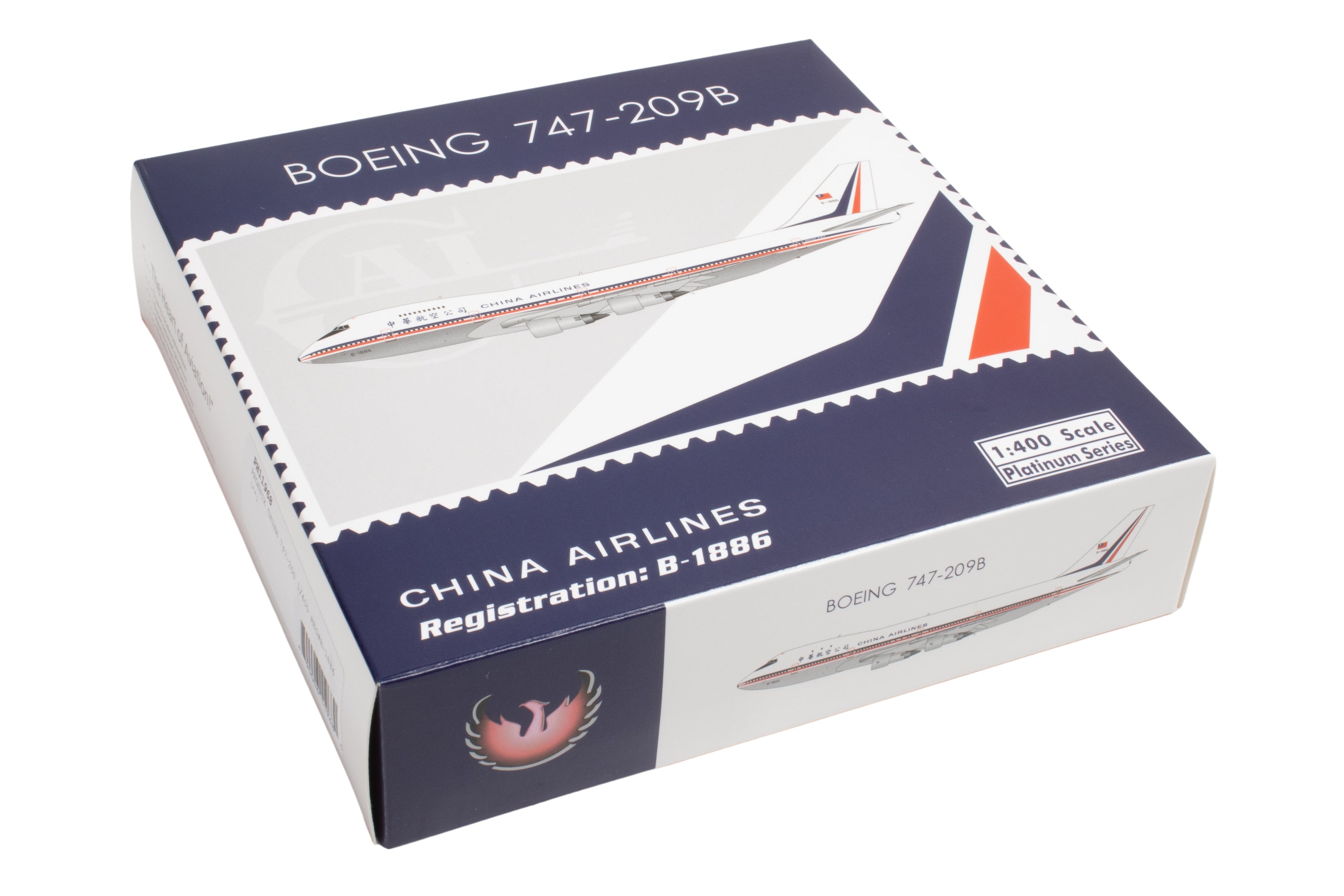 PHOENIX CHINA 747-200 1/400 REG#B-1886 (**)