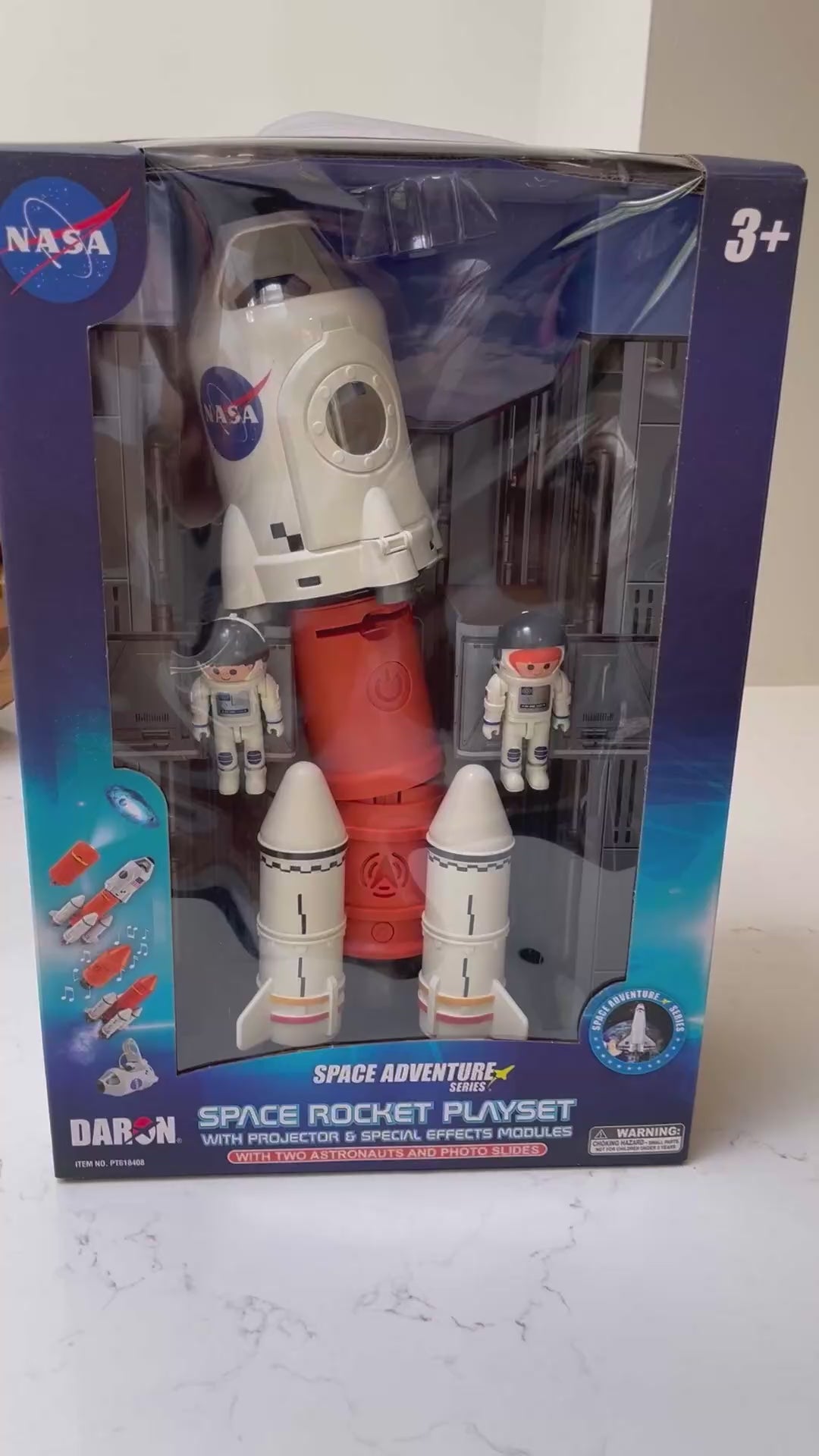 SPACE ADVENTURE SPACE ROCKET PLAYSET W/CAPSULE (**) The Airplane Shop.