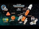 SPACE ADVENTURE SPACE ROCKET PLAYSET W/CAPSULE (**) The Airplane Shop.