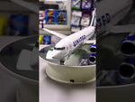 SKYMARKS UNITED 737-800 1/100 2019 LIVERY W/WOOD STAND&GEAR The Airplane Shop.